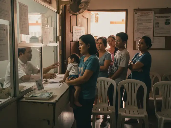 Filipino mother looking at Barangay corruption while facing unofficial extra fees 