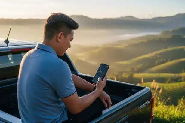 A side-by-side comparison of the GCash, Maya, and ShopeePay app logos on a smartphone screen, with peso coins in the background.