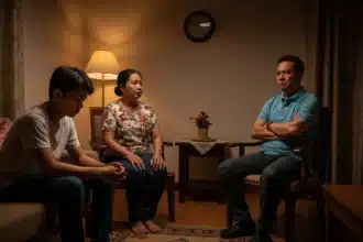 A Filipino family in silence, struggling to talk about mental health issues