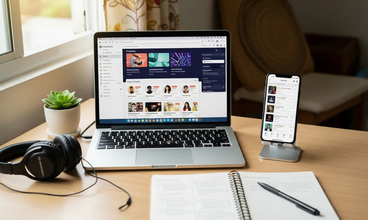 A well-equipped home workspace in the Philippines, representing the potential for online side hustles.