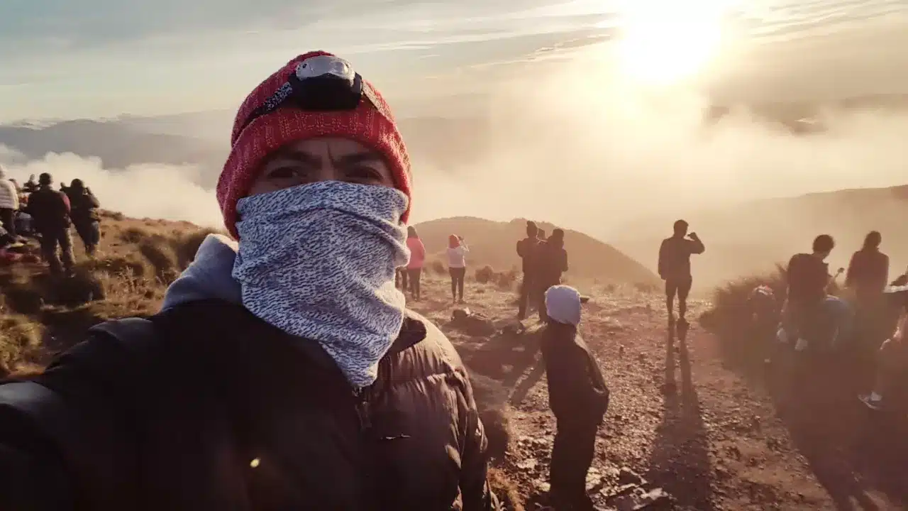 Morning sun captured at the summit of Mount Pulag when I was there in 2018.