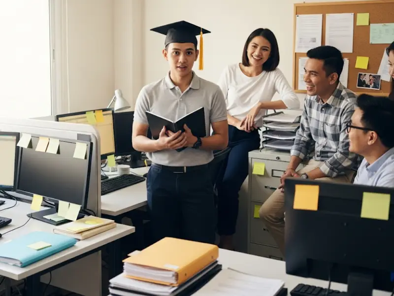 Fresh graduate adjusting during first 30 days at work in the Philippines