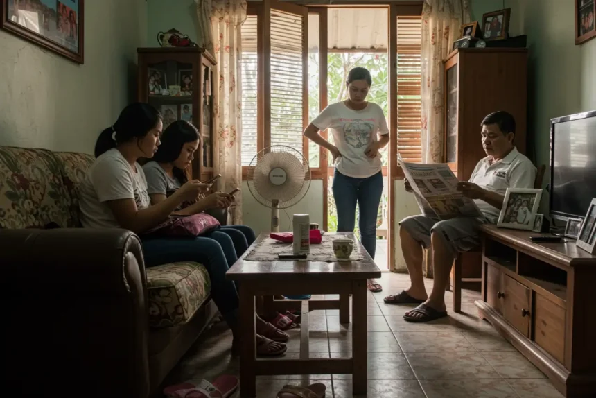 Filipino parents managing parenting teenagers Philippines in a real family setting.