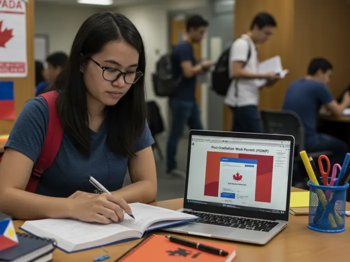 Filipino student studying in Canada, working toward PGWP and PR.