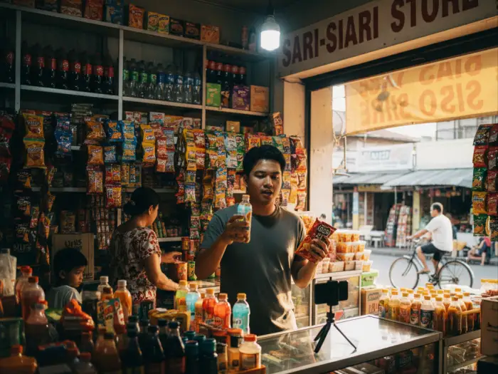 Filipino influencer promoting local products for TikTok brand deals PH.