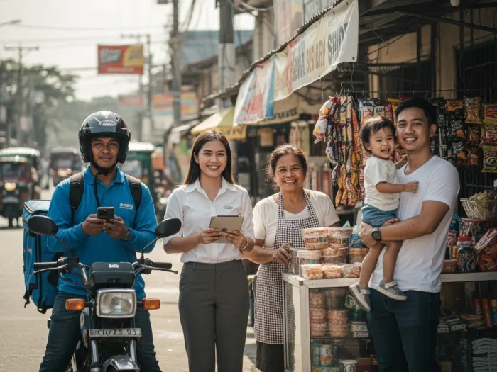 Everyday Filipinos in a barangay street representing who needs life insurance in the Philippines.